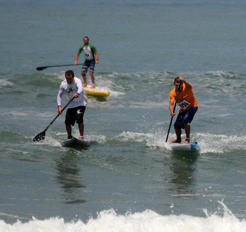 Jay Wild in the Technical Race at the ISA Standup Paddleboard Championships